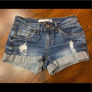 Vintage Havana girls jean shorts size 8